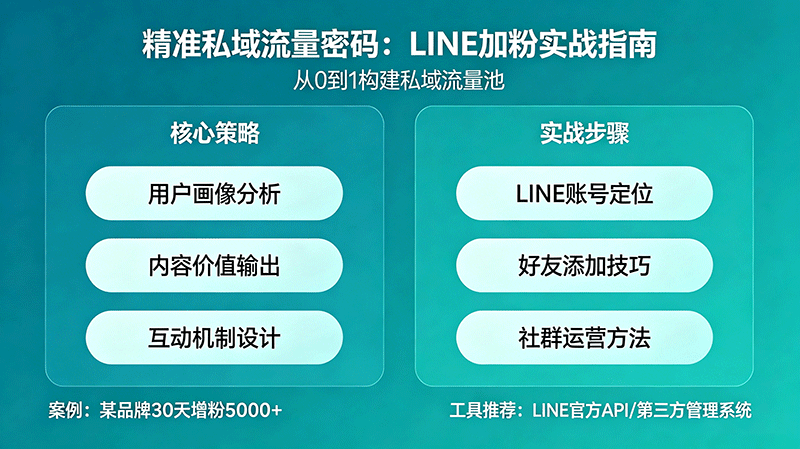LINE加粉实战指南